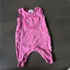 Designer From Denny’s! Pink Baby Heart Romper